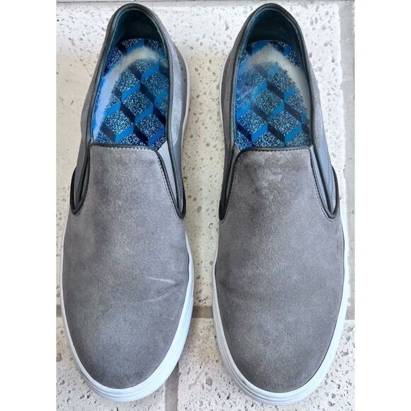 Ted Baker Men’s Bitula Sneaker Grey Suede Slip On Shoe Size EU 41 1/2 US 8.5